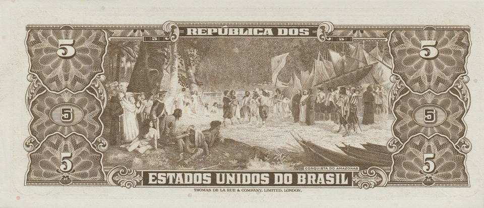 Imagem do verso da cédula